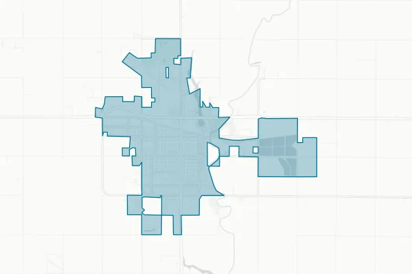 City of Huron — detail map