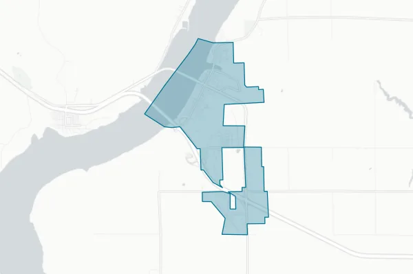 Municipality of Chamberlain — detail map