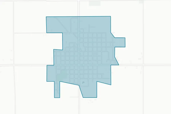 Municipality of Platte — detail map