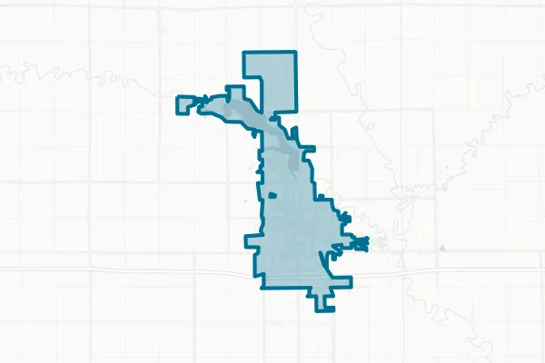 City of Mitchell — detail map