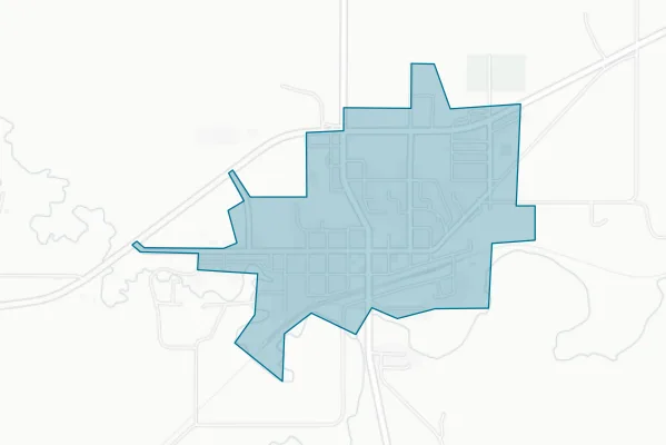 City of Philip — detail map