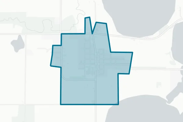 City of Lake Norden — detail map