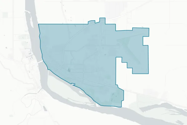 City of Pierre — detail map