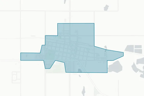 City of De Smet — detail map