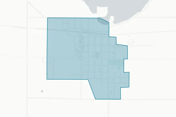 City of Lake Preston — detail map