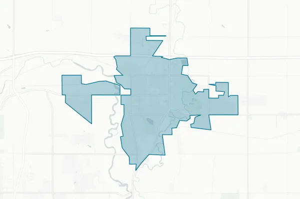 City of Brandon — detail map