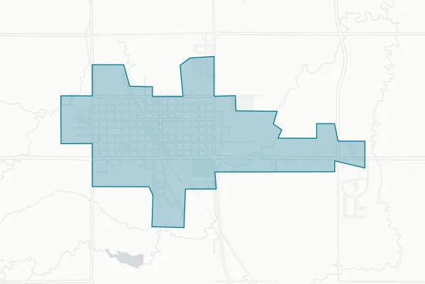 City of Sisseton — detail map