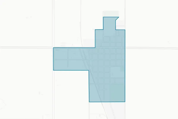 City of Onida — detail map