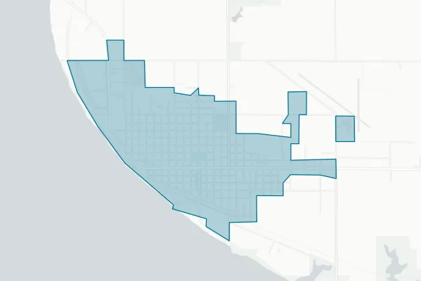 City of Mobridge — detail map