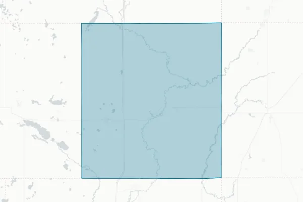 Meade County — detail map