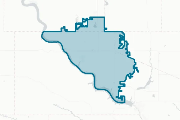 Platte-geddes School District No. 11-5 — detail map
