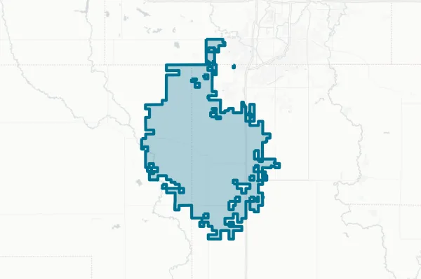 Lennox School District No. 41-4 — detail map