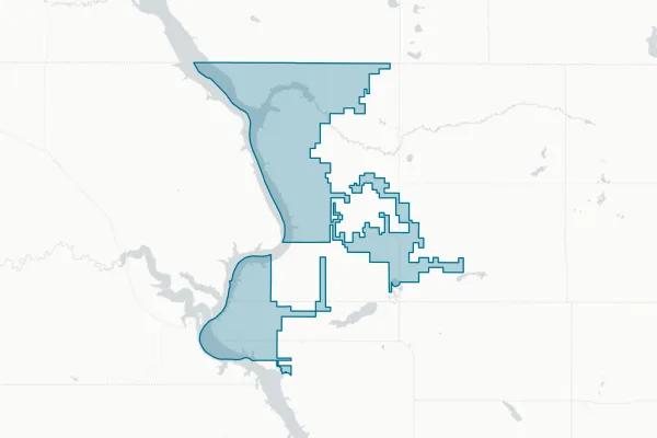 Mobridge Pollock School District No 62-6 — detail map