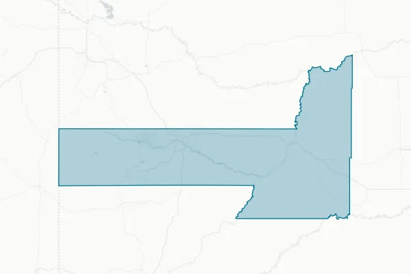 Wounded Knee District School — detail map