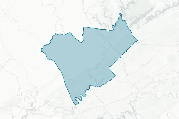 Anderson County — detail map