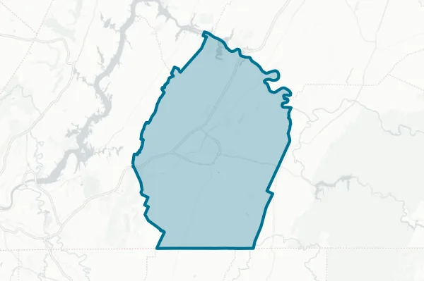 Bradley County — detail map