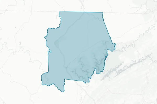 Campbell County — detail map