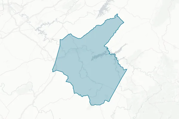 Carter County — detail map