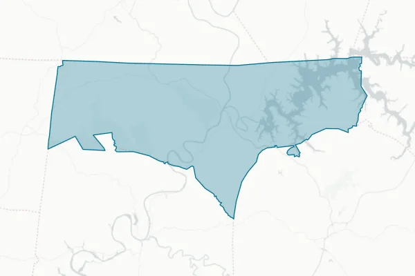 Clay County — detail map
