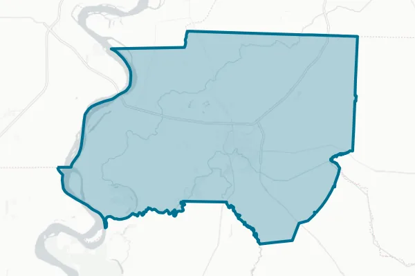 Dyer County — detail map