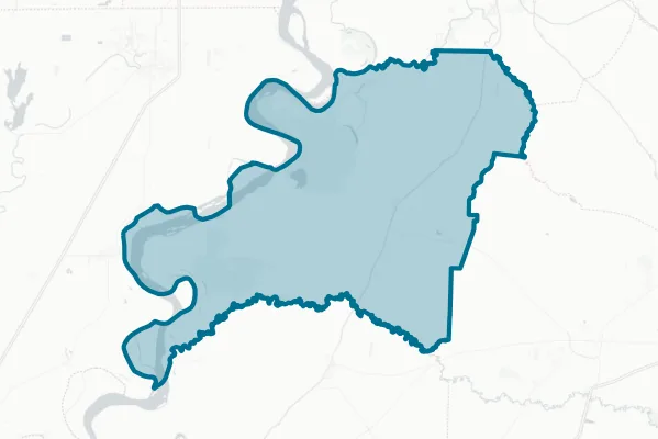 Lauderdale County — detail map