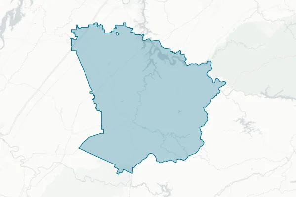Monroe County — detail map