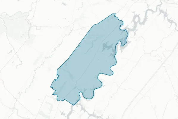 Rhea County — detail map