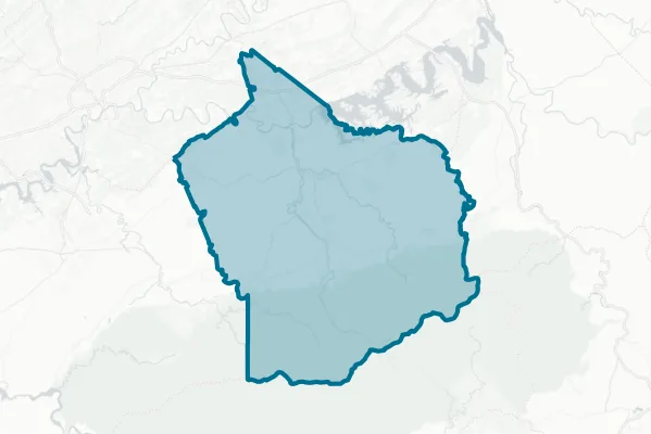 Sevier County — detail map