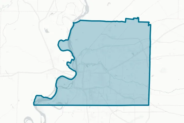 Board of Education of Shelby County Schools — detail map