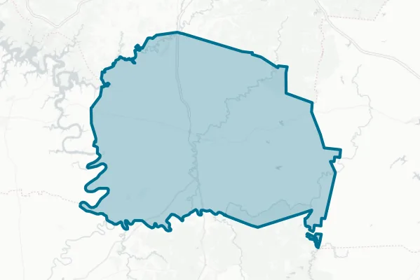 White County — detail map