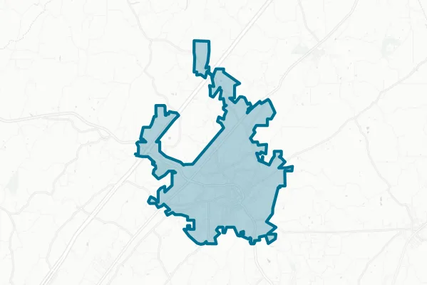 Athens City Board of Education — detail map