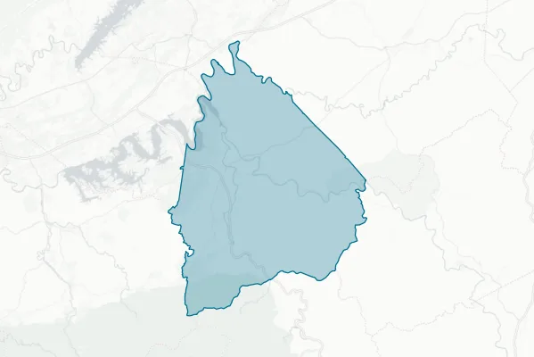 Cocke County — detail map