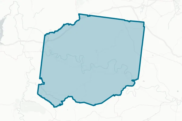 Hickman County Tennessee — detail map