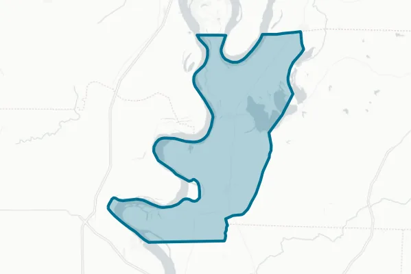 Lake County Tennessee — detail map