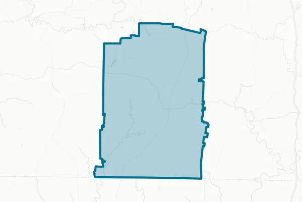 Lawrence County Tennessee — detail map