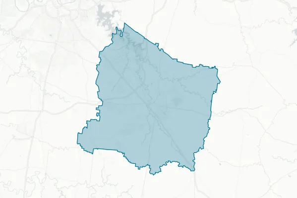 Rutherford County — detail map