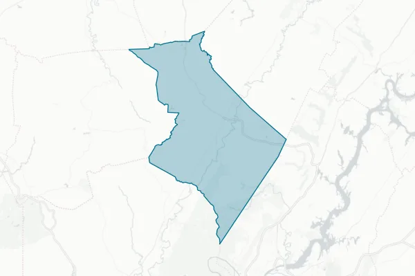 Sequatchie County Tennessee — detail map