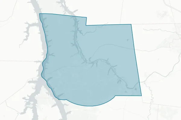 Stewart County Tennessee — detail map
