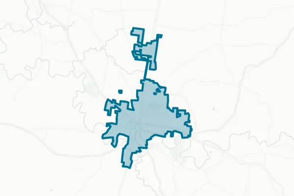 City of Shelbyville — detail map