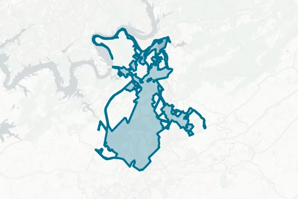 City of Alcoa — detail map