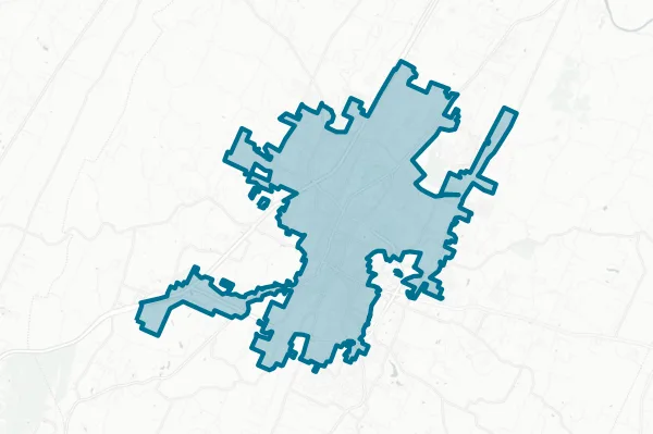 City of Cleveland — detail map