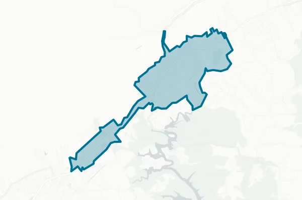 City of Lafollette — detail map
