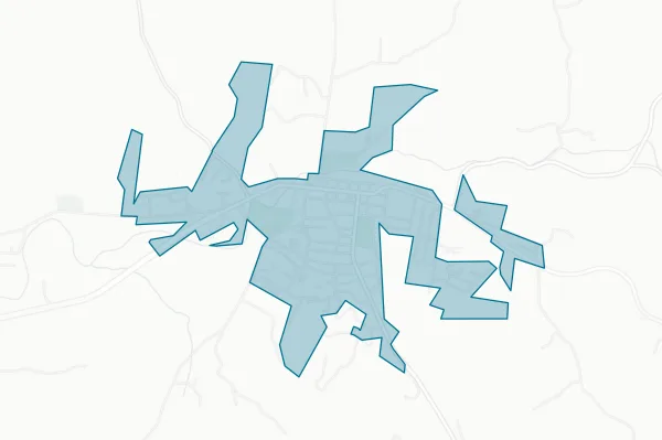 Town of Woodbury — detail map