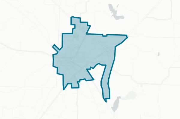 City of Mckenzie — detail map