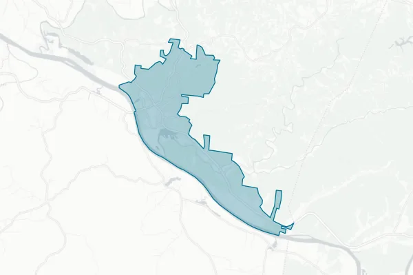 Town of Ashland City — detail map