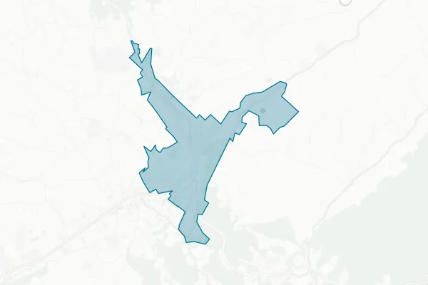Town of Tazewell — detail map