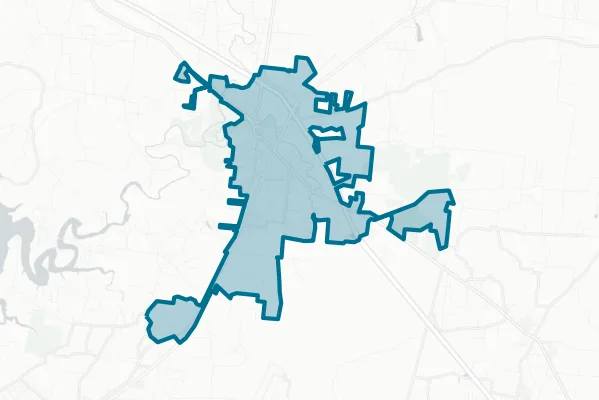 City of Manchester — detail map