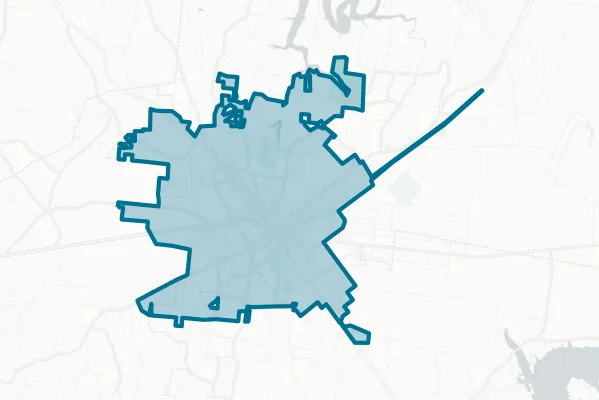 City of Tullahoma — detail map