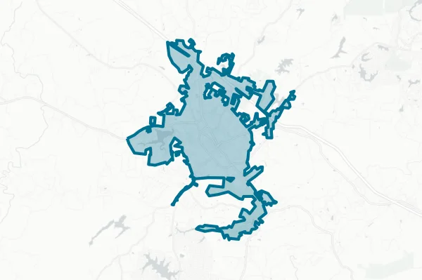 City of Crossville — detail map