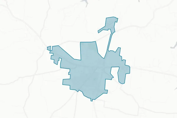 City of Smithville — detail map